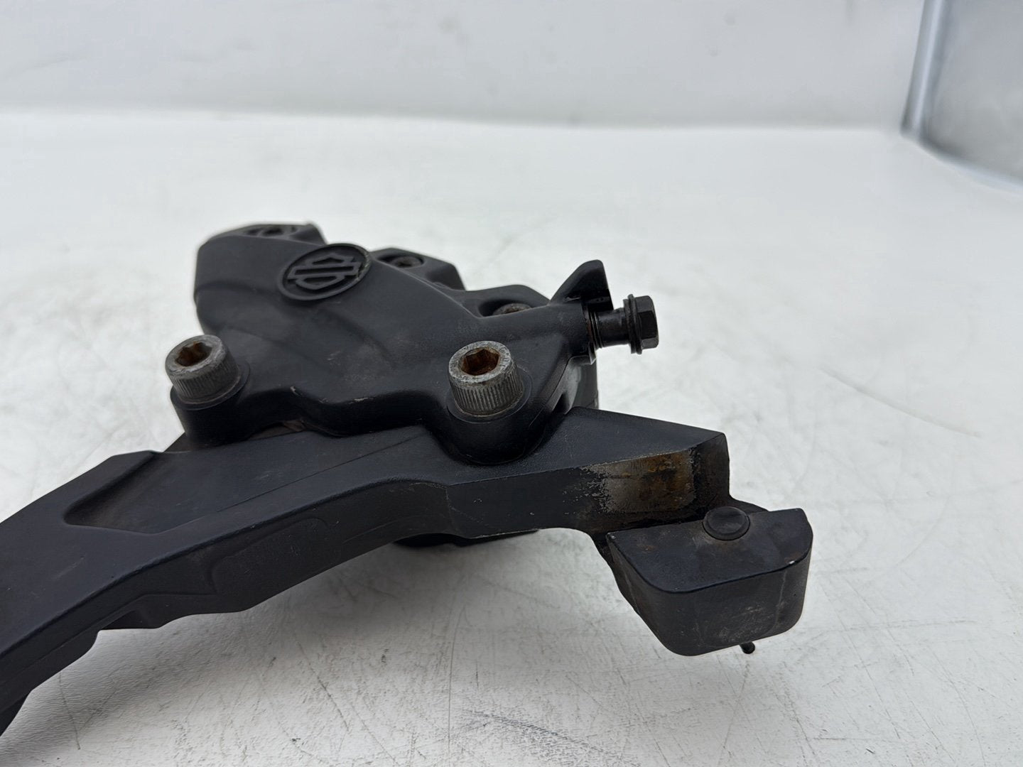 2014 Harley Street Glide Touring FLHXS OEM Rear Back Brake Caliper w/ Bracket