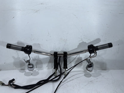 2008 Harley Dyna Fat Bob FXDF OEM Handlebars Left Right Switches Controls