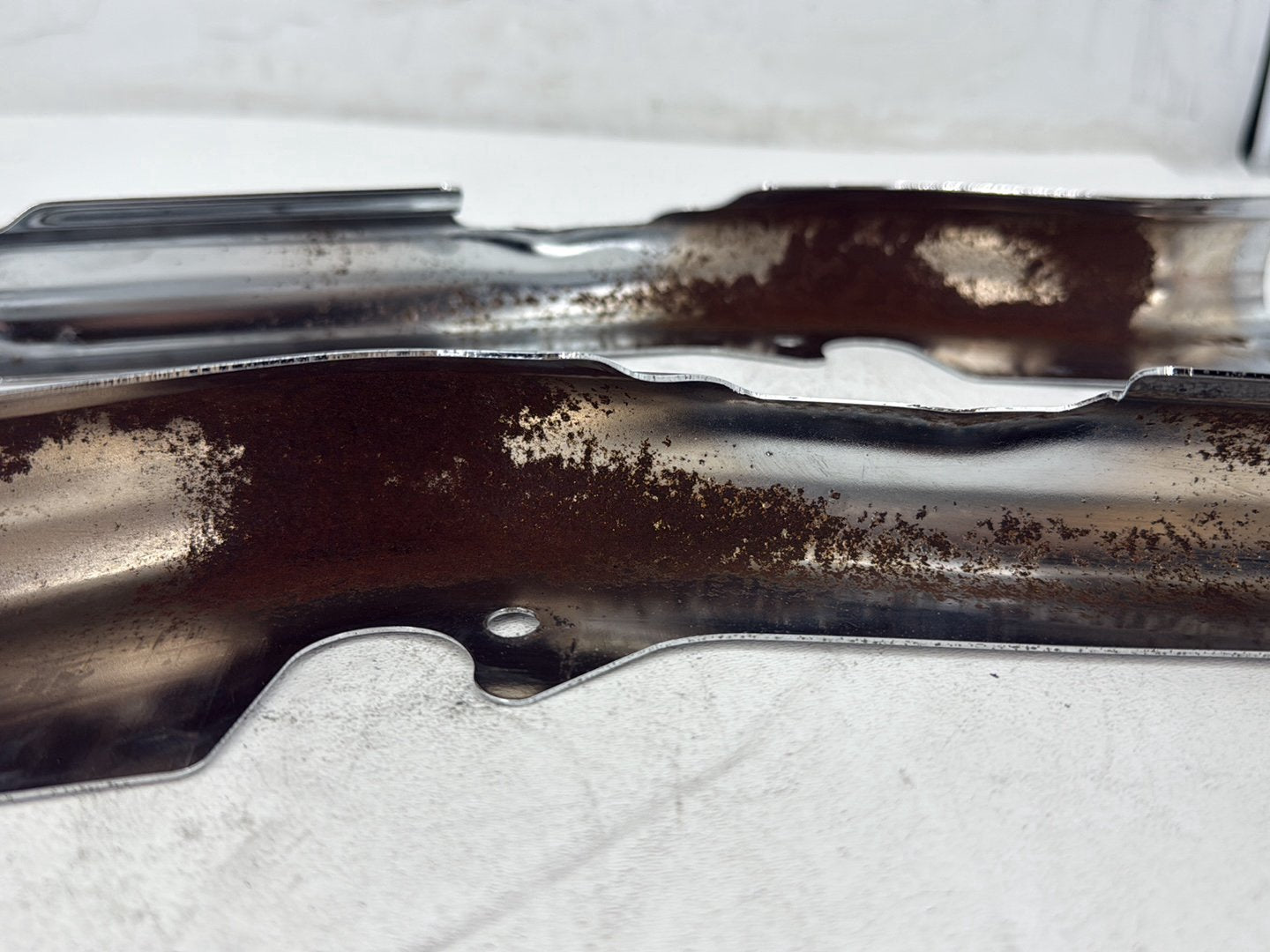 2003 Harley Electra Glide Touring Ultra FLHTCUI OEM Left Right Saddlebag Fender Struts Brackets