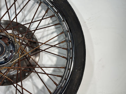 2005 Harley Dyna FXDWG Wide Glide OEM Front Wheel Rim Tire Spoked
