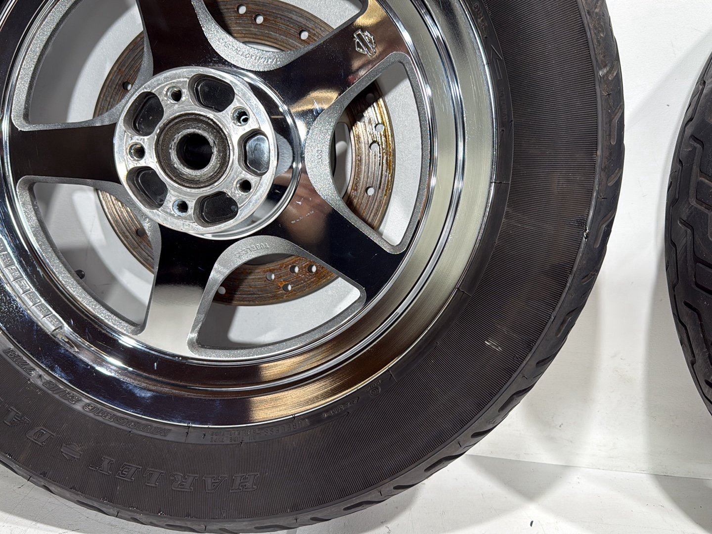 2007 Harley Electra Glide Touring FLHTCUI OEM Front & Rear Wheel Rim Tire 16"