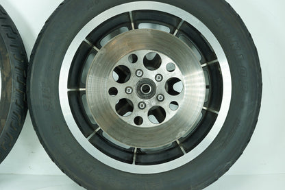 1984 - 1990 Harley-Davidson Sportster  Front & Rear Wheel Rim Tire 43537-79