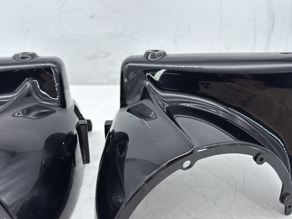 2009 Harley Road King Touring Police OEM Left & Right Headlamp Nacelle Covers