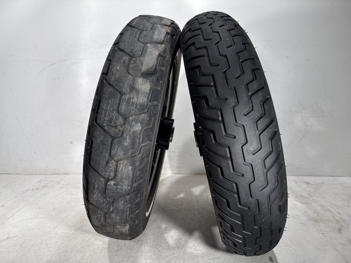 1995 Harley Electra Glide Touring FLHT Front & Rear Wheel Rim Tire MT90B16 16"