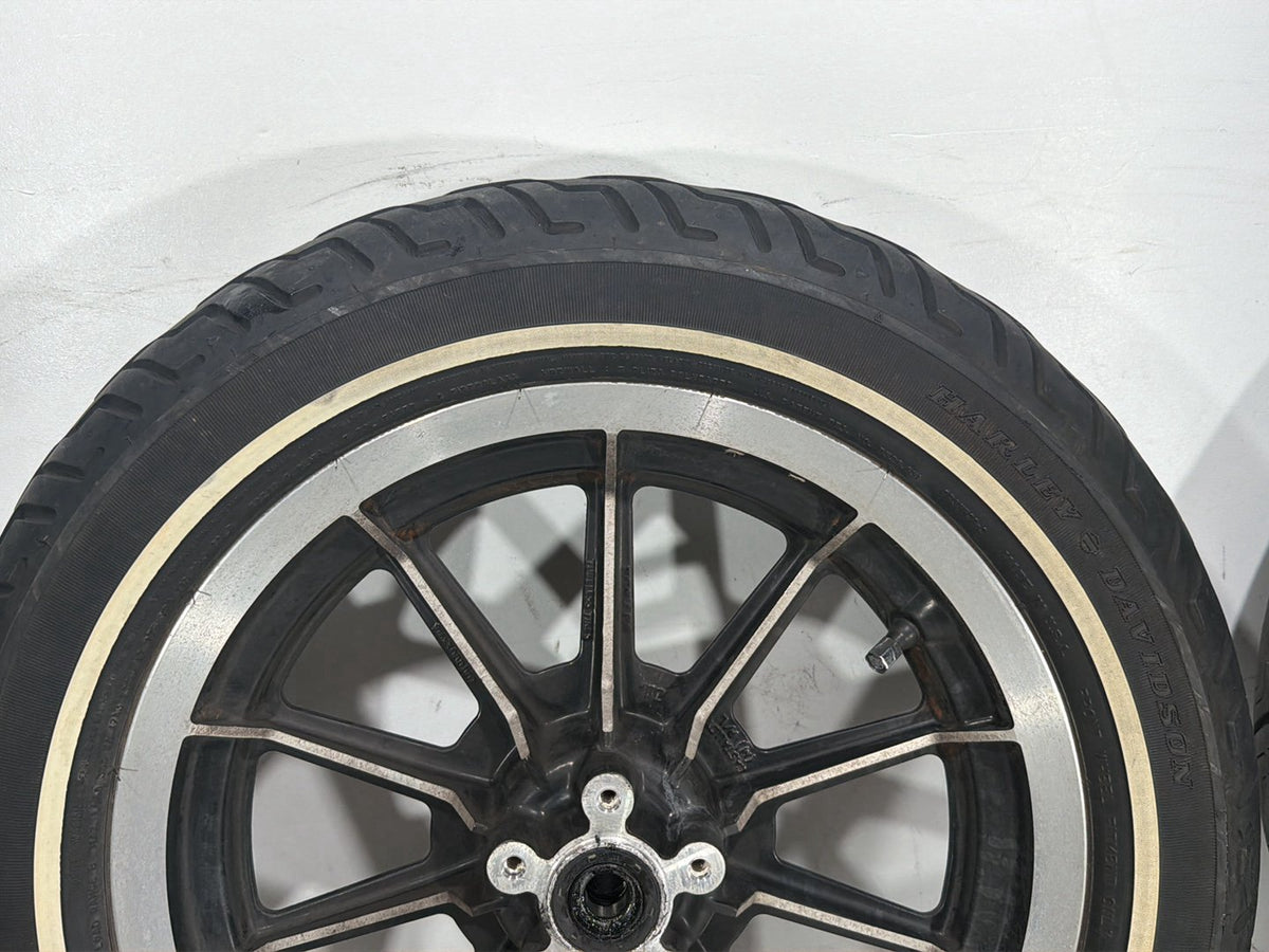 1997 Harley Road King Touring Front & Rear Wheel Rim Tire 130/90-16 MT90B16 16"