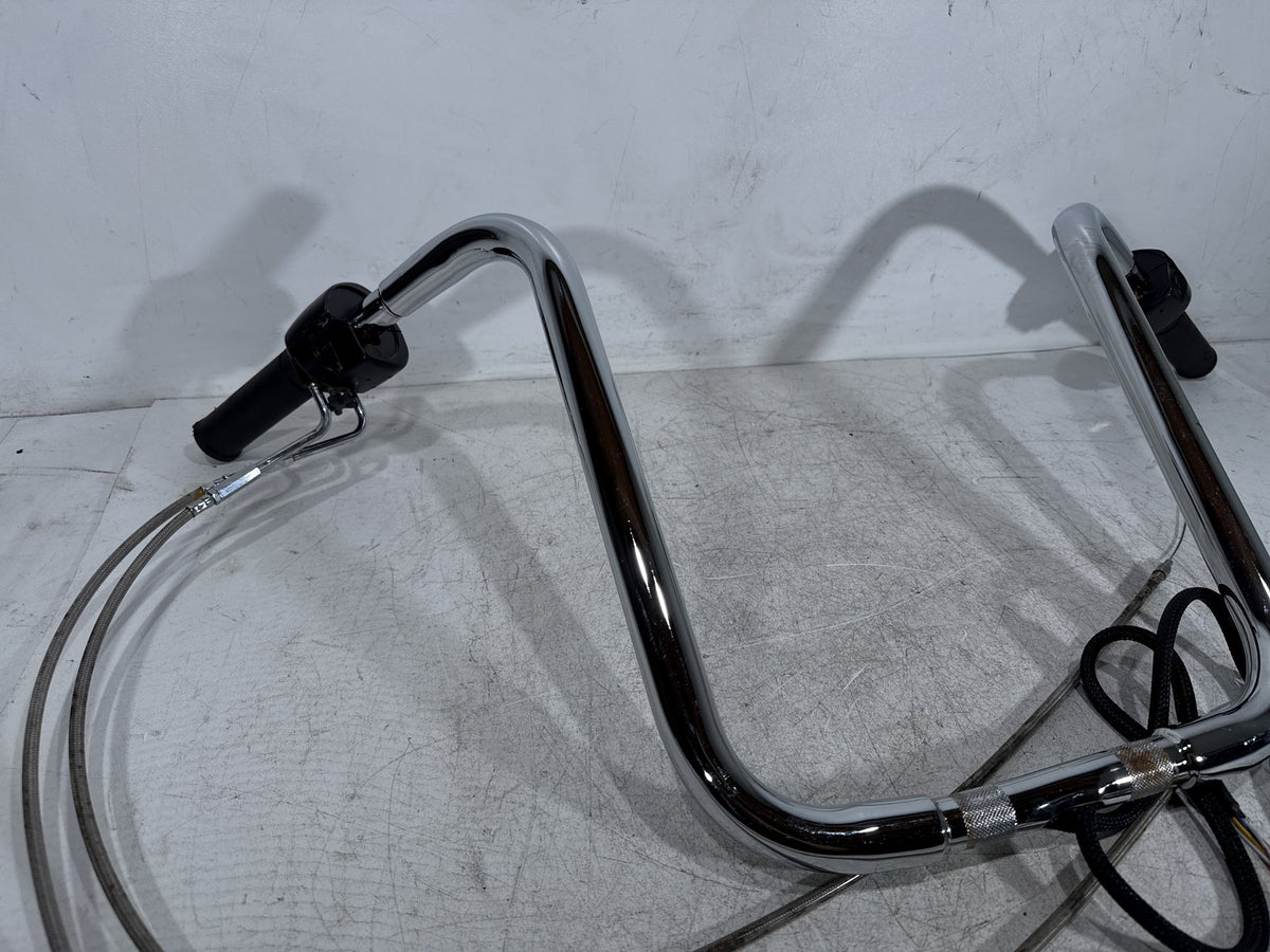 2001 Harley Fat Boy Softail FLSTF OEM Handlebars Left Right Switches Controls