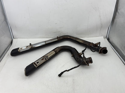 2006 Harley Dyna FXDWGI Wide Glide OEM Exhaust Header Pipes Vance & Hines