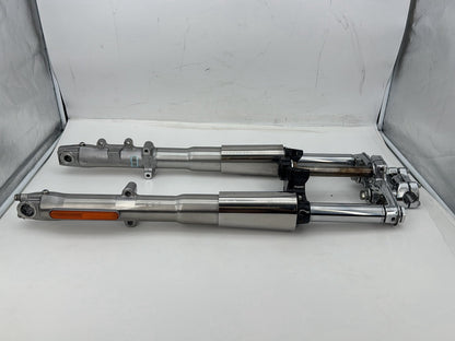 2007 Harley Softail Heritage Classic FLSTC OEM Front Triple Tree Set & LH RH Fork Legs Sliders