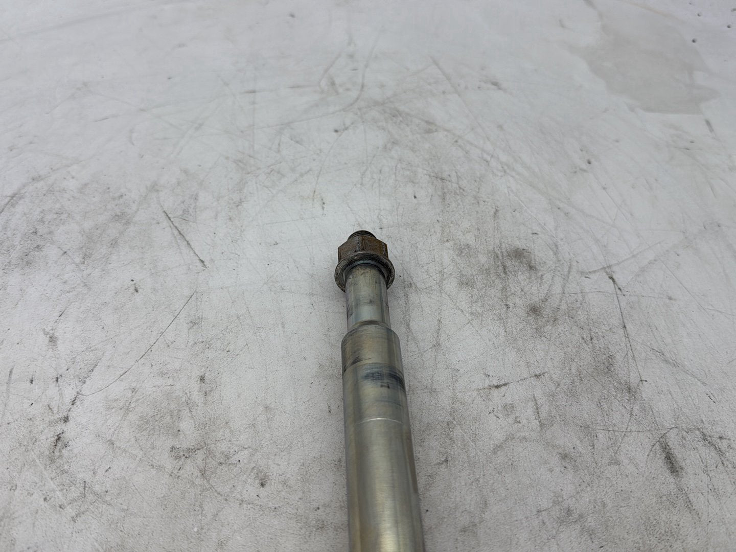 2012 Harley Dyna FXDF Fat Bob OEM Front Wheel Axle Bolt Shaft