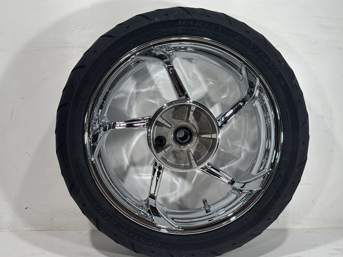 2014 Harley Street Glide Touring FLHXS Rear Wheel Rim Tire Agitator Chrome 18"
