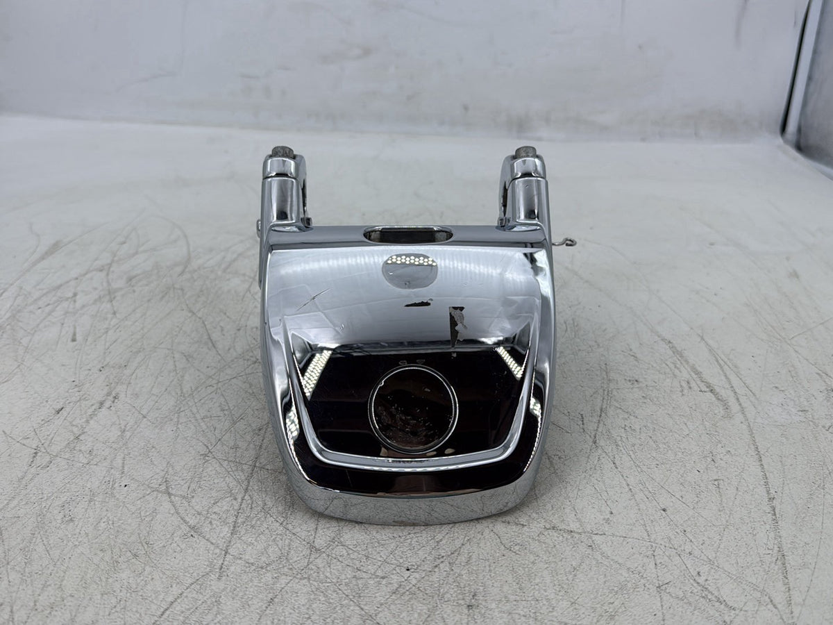 2015 Harley Dyna Low Rider FXDL OEM Front Handlebar Riser Top Clamp Chrome