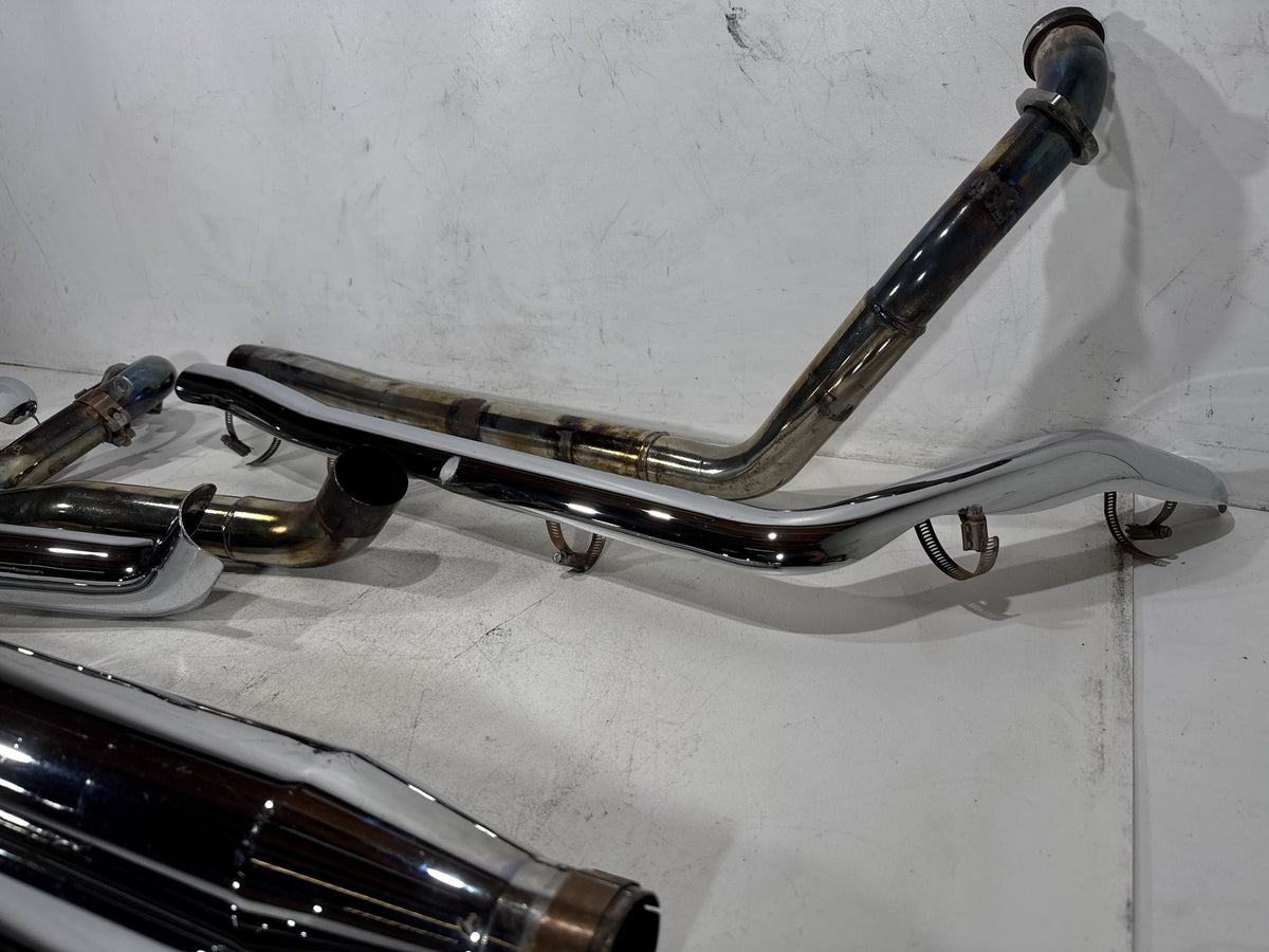 2002 Harley Electra Glide Touring Classic Exhaust Header Pipes Muffler RINEHART