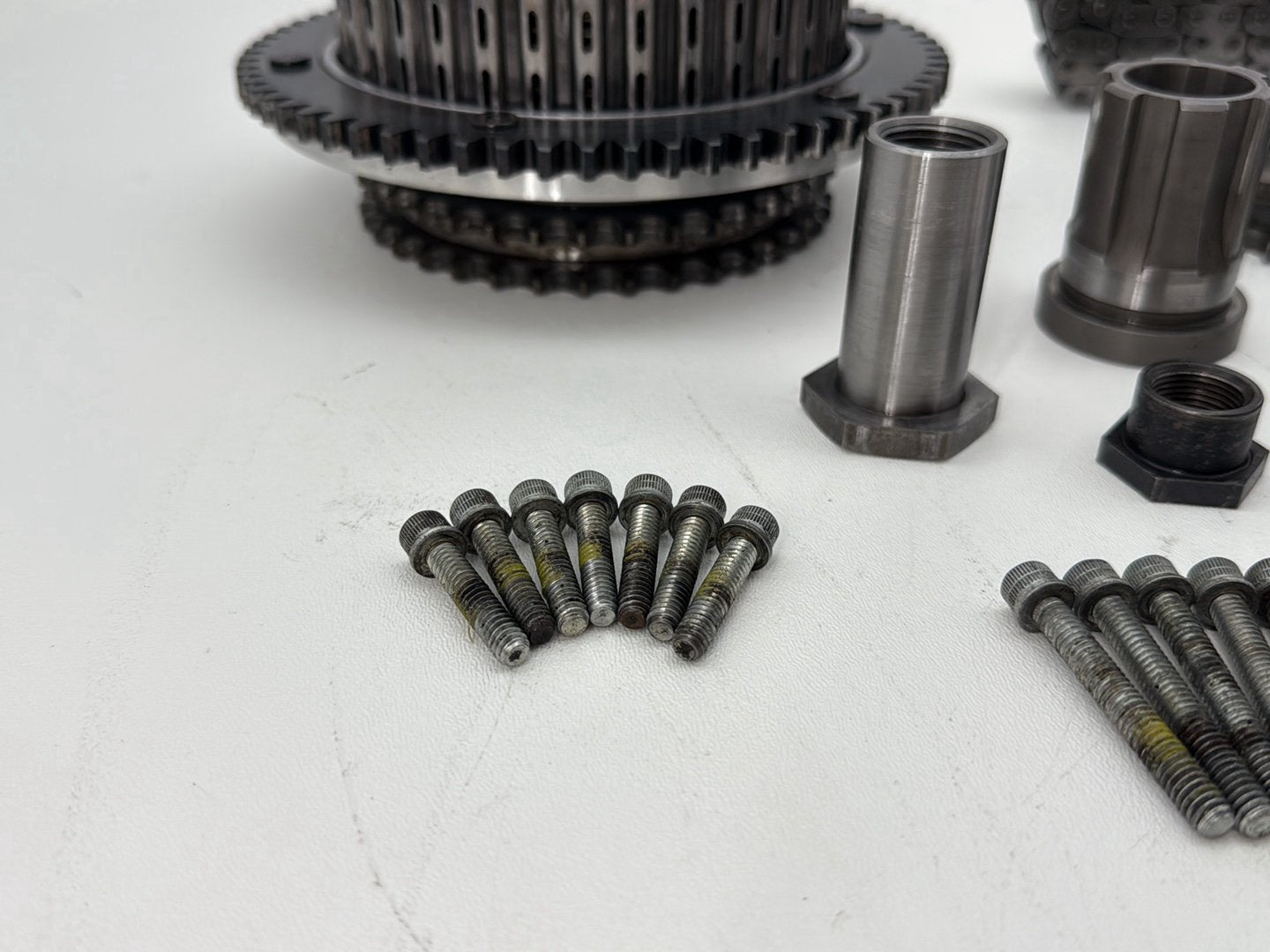 1991 Harley Heritage Softail Classic FLSTC OEM Clutch Basket Chain Tensioner Kit