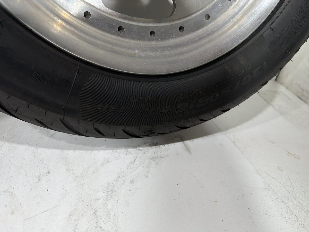 2012 Harley Dyna Fat Bob OEM Front Rear Wheel Rim Tire 130/90B16, 180/70B16 16"