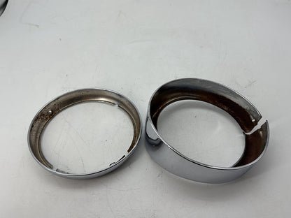 2008 Harley Road King Touring FLHR OEM Headlight Mount Bracket Ring Circle Trim