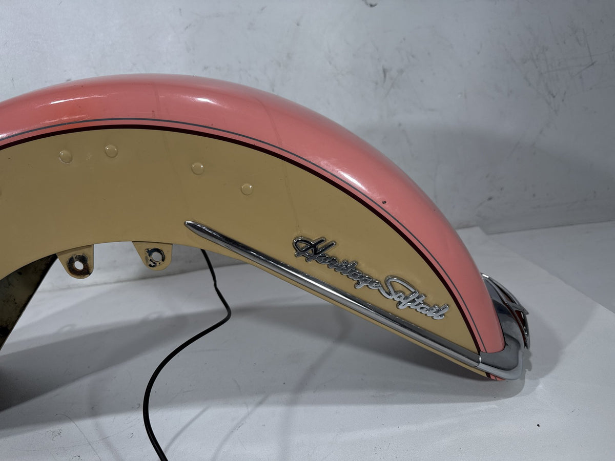 1995 Harley Heritage Softail Classic OEM Front Wheel Fender Shell Panel
