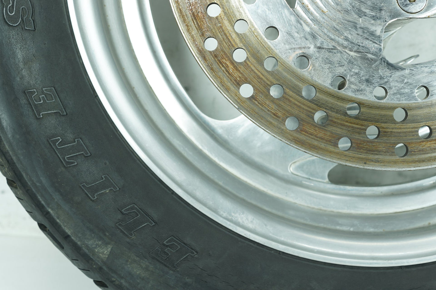 Harley-Davidson Misc  Rear Wheel Rim Tire Saw Blade