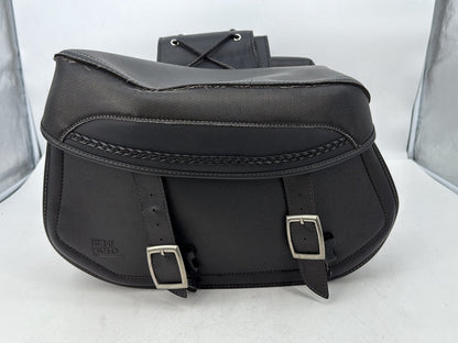 2004 - 2013 Harley-Davidson Sportster 883 Custom Rear Left Right Saddlebags Luggage Leather KEMI-MOTO