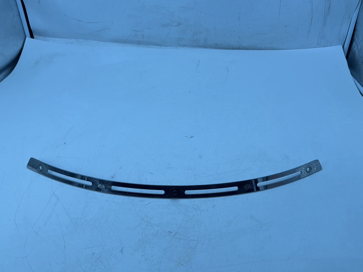 2007 Harley Touring FLHTP Electra Glide Police OEM Front Windshield Mount Trim Strip 58247-96