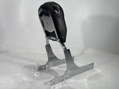 2003 Harley Dyna Wide Glide FXDWG OEM Rear Sissy Bar w/ Backrest Cushion Pad