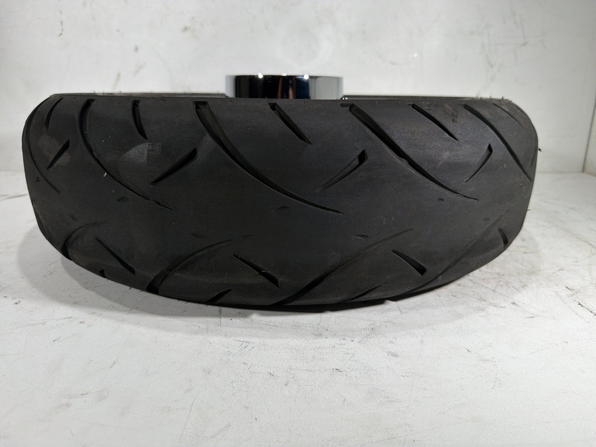 12 Harley Street Glide Touring FLHX OEM Rear Wheel Rim Tire 180/55B18 18" Chrome