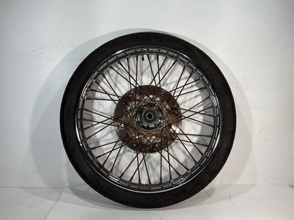 2005 Harley Dyna FXDWG Wide Glide OEM Front Wheel Rim Tire Spoked