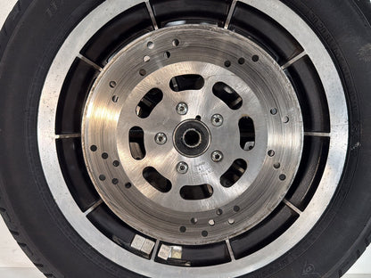1984 - 1998 Harley-Davidson Touring Electra Glide Classic Front Wheel Rim Tire MT90B16 72H, Dunlop, 16"
