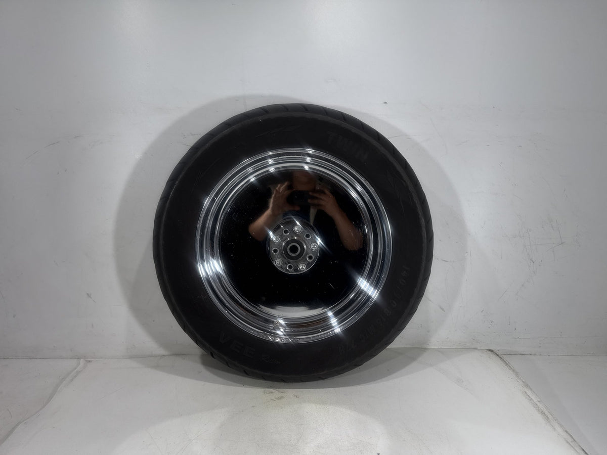 94 Harley Softail Custom FXSTC OEM Rear Wheel Rim Tire 140/90B16 77H 16" Chrome