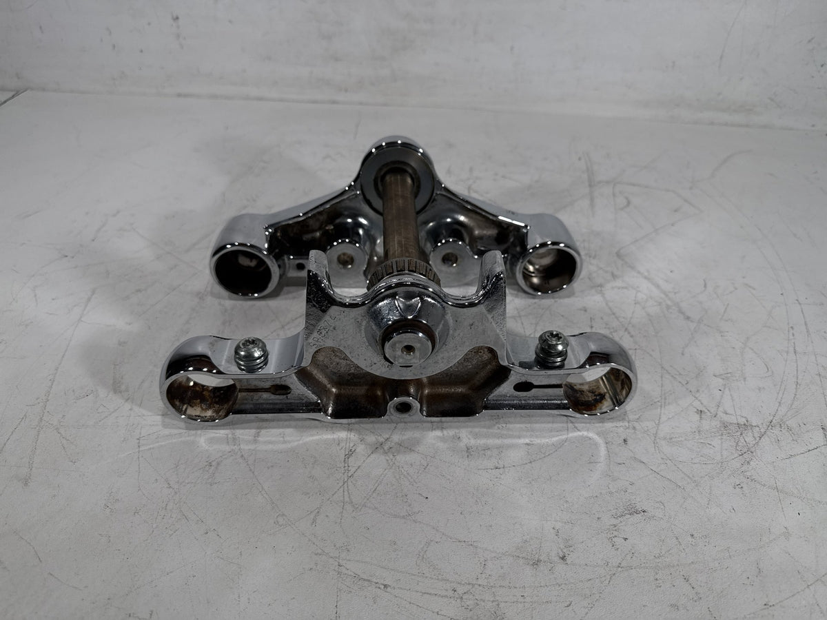 2003 Harley Softail Deuce FXSTDI OEM Front Fork Upper Lower Triple Tree
