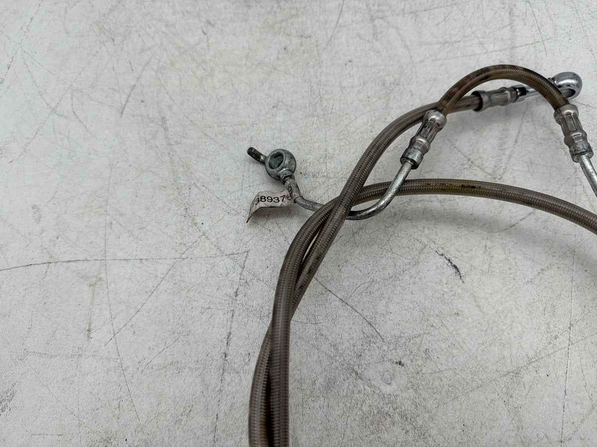 2009 Harley Electra Glide Touring CVO Eagle OEM Front Brake Hose Line Pipe ABS