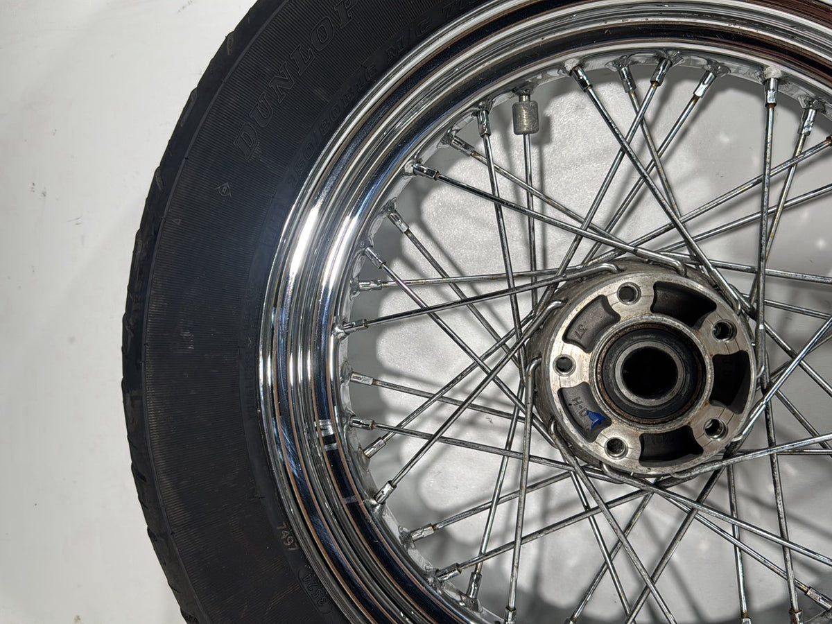 2013 Harley Heritage Softail Classic OEM Front Rear Wheel Rim Tire Spoked 16"
