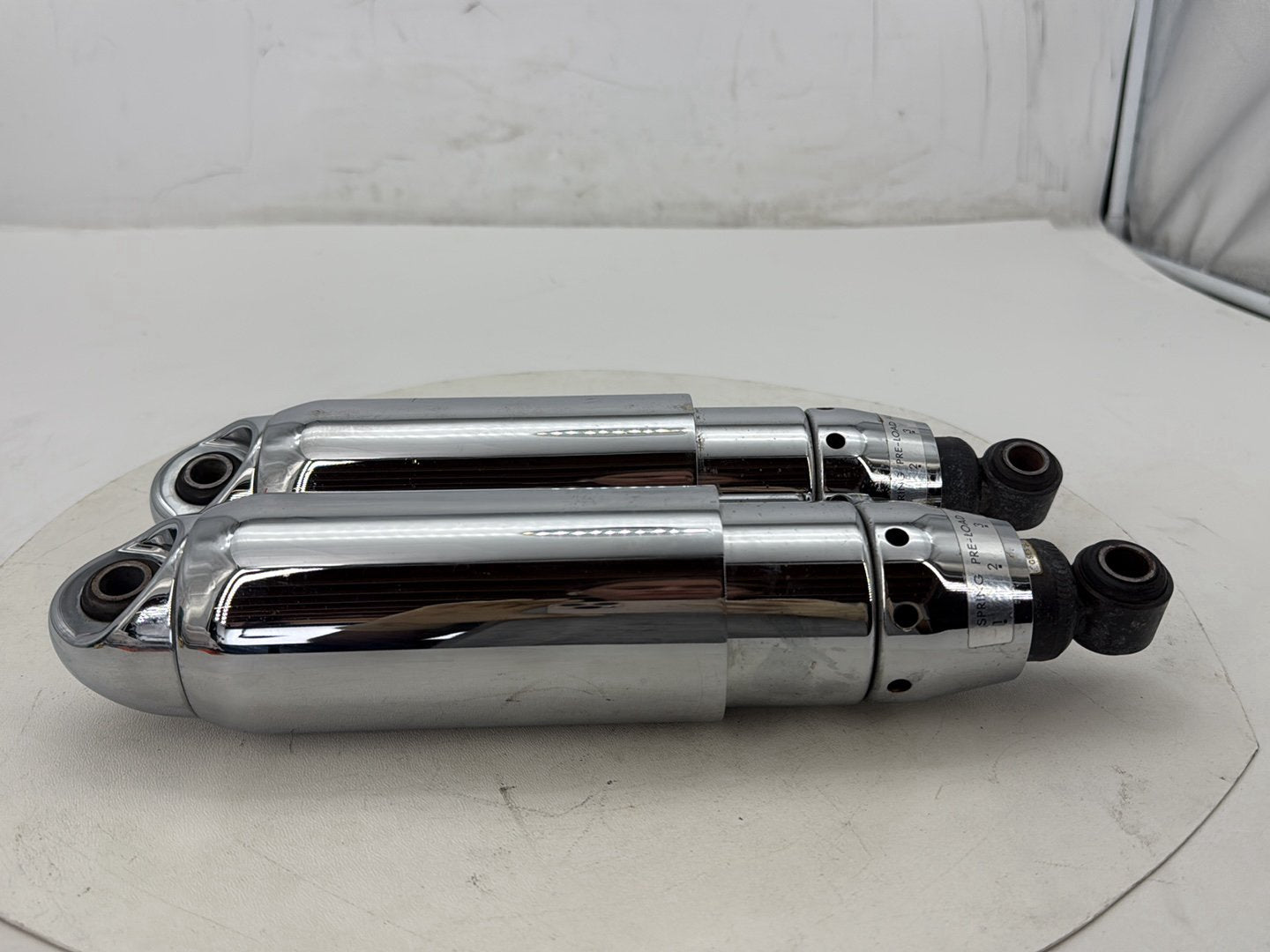 2012 Harley Dyna Fat Bob FXDF 103 OEM Rear Left Right Shock Absorbers
