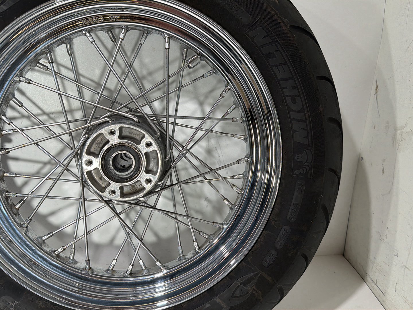 2011 Harley Heritage Softail Classic FLSTC Front Rear Wheel Rim Tire Spoked 16"
