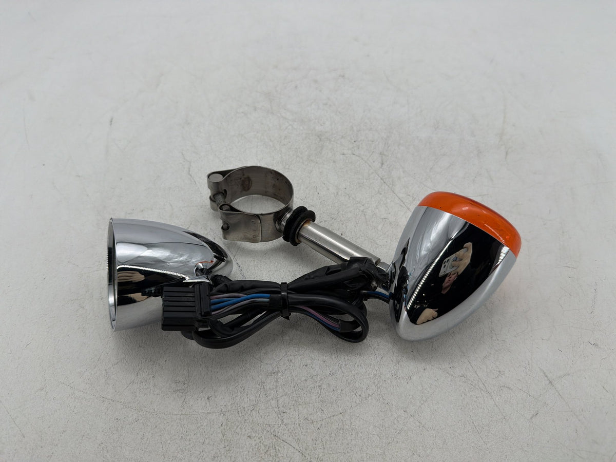 2001 Harley Softail Standard FXST OEM Front Left Right Turn Signal Indicators