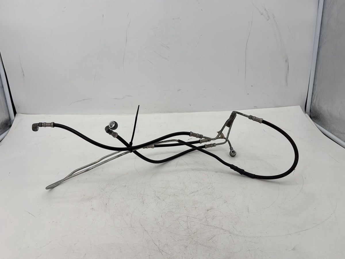 08 Harley Touring FLHTCU Electra Glide Ultra OEM Front Brake Hose Line Pipe ABS