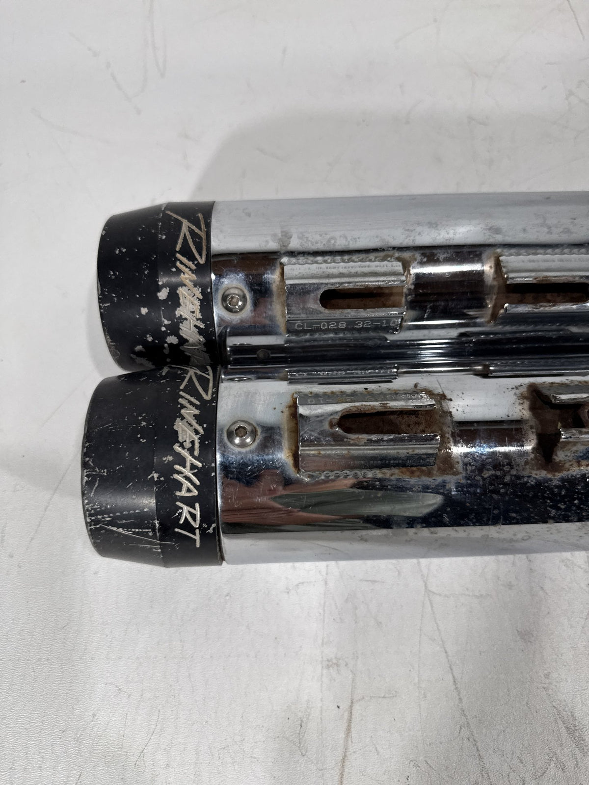 2011 Harley Street Glide Touring FLHX Exhaust Muffler Silencer Slip On Rinehart