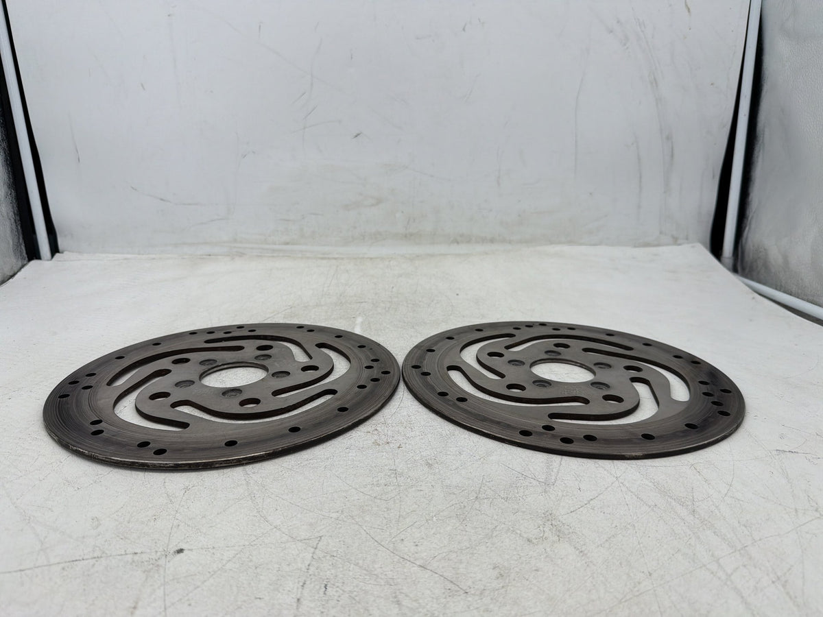 2004 Harley Electra Glide CVO Screamin Eagle OEM Front Brake Rotors Disc Pair