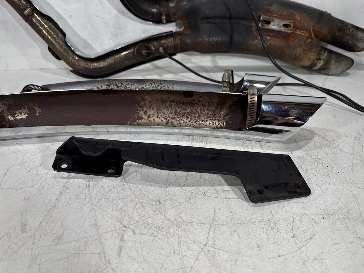 2012 Harley Electra Touring Ultra Exhaust Header Pipes Muffler Vance & Hines