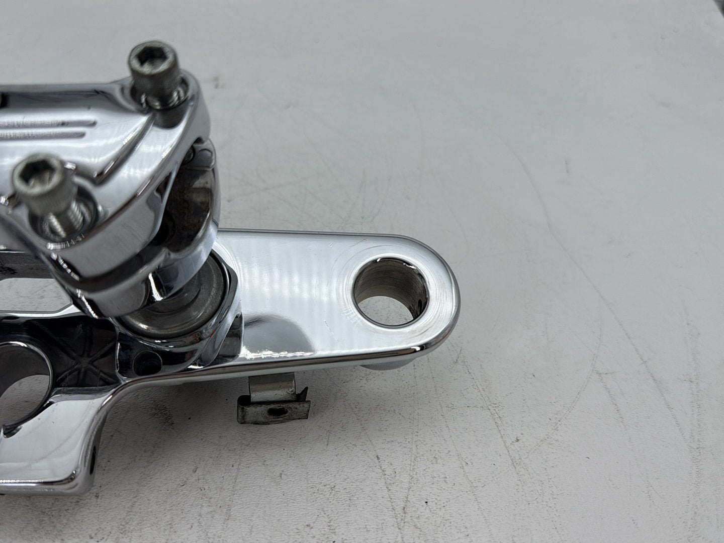 1997 Harley Softail Fat Boy FLSTF OEM Front Handlebar Riser Top Clamp Chrome