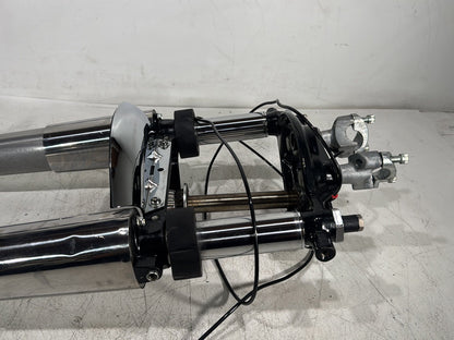 1998 Harley Touring FLHTCUI Electra Glide Ultra OEM Front Triple Tree Set & LH RH Fork Legs Sliders