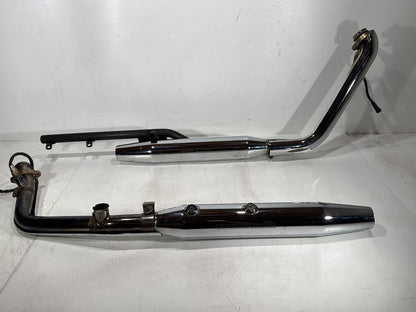 2007 Harley Softail Heritage Classic FLSTC OEM Exhaust Header Pipes Muffler