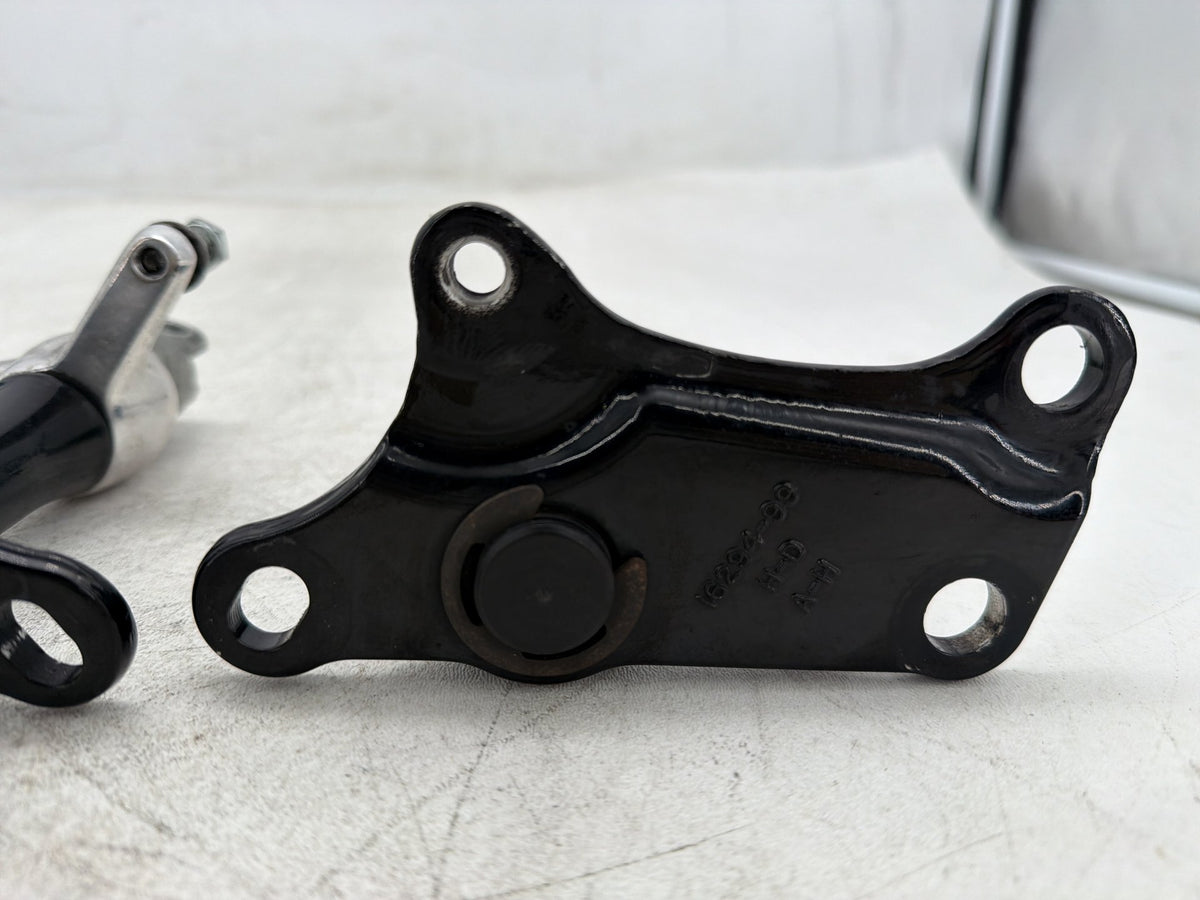 00 Harley Sportster 1200 Custom XL1200C Left & Right Driver Step Foot Rest Pegs