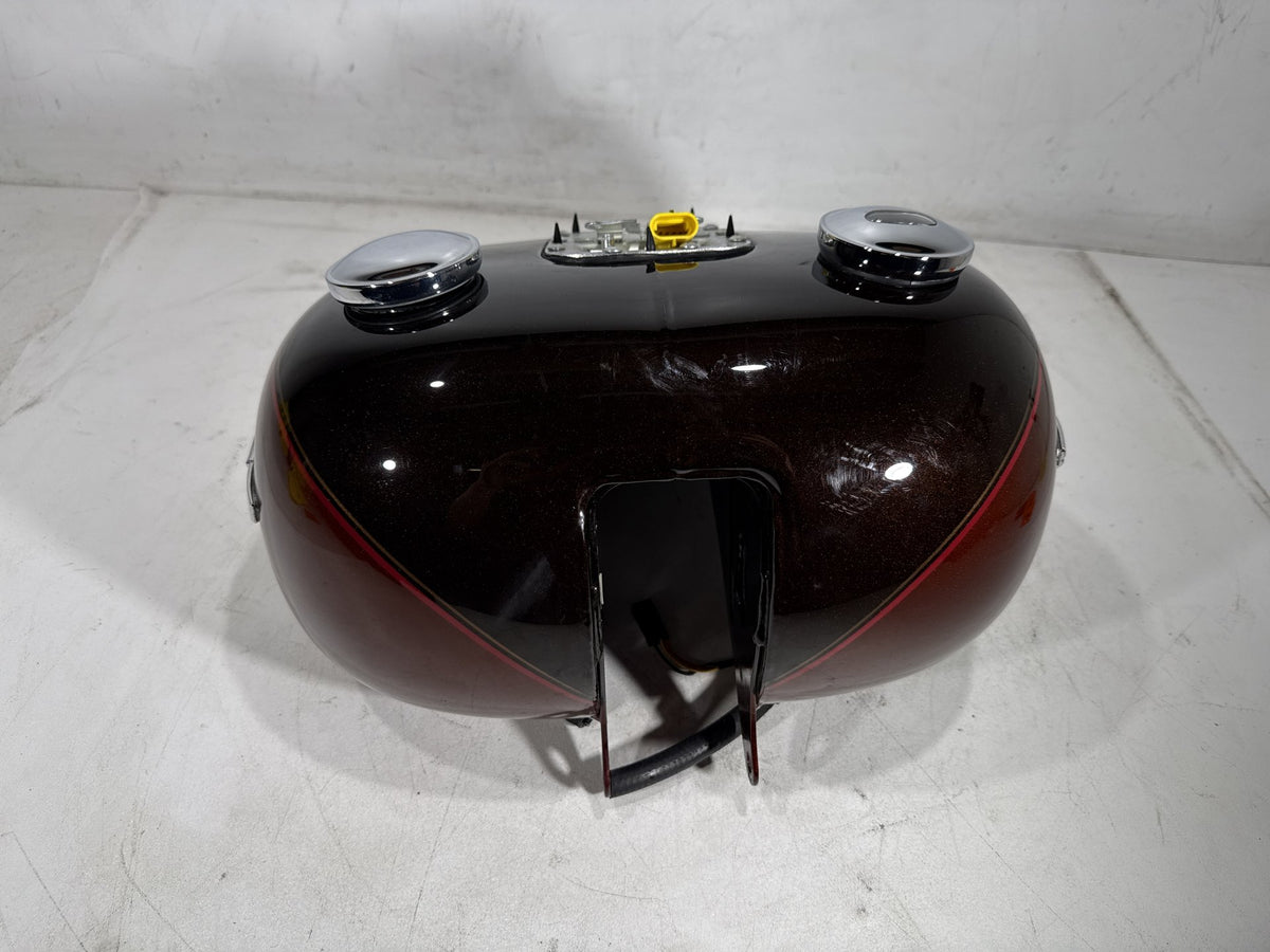 2011 Harley Softail Deluxe OEM Fuel Gas Tank Gasoline Reservoir w/ Pump Sending