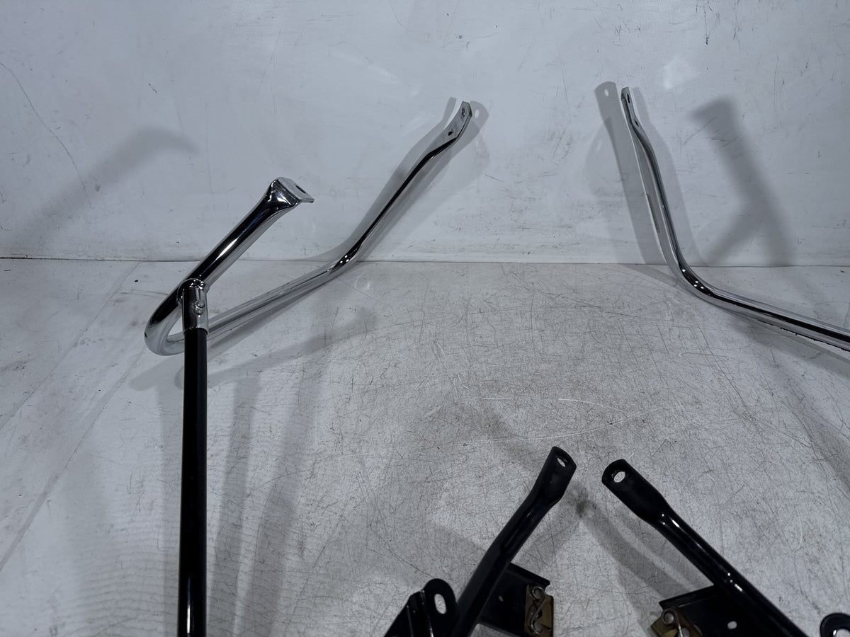 2009 Harley Electra Glide Touring CVO Rear Left Right Saddlebag Guard Rails Bar