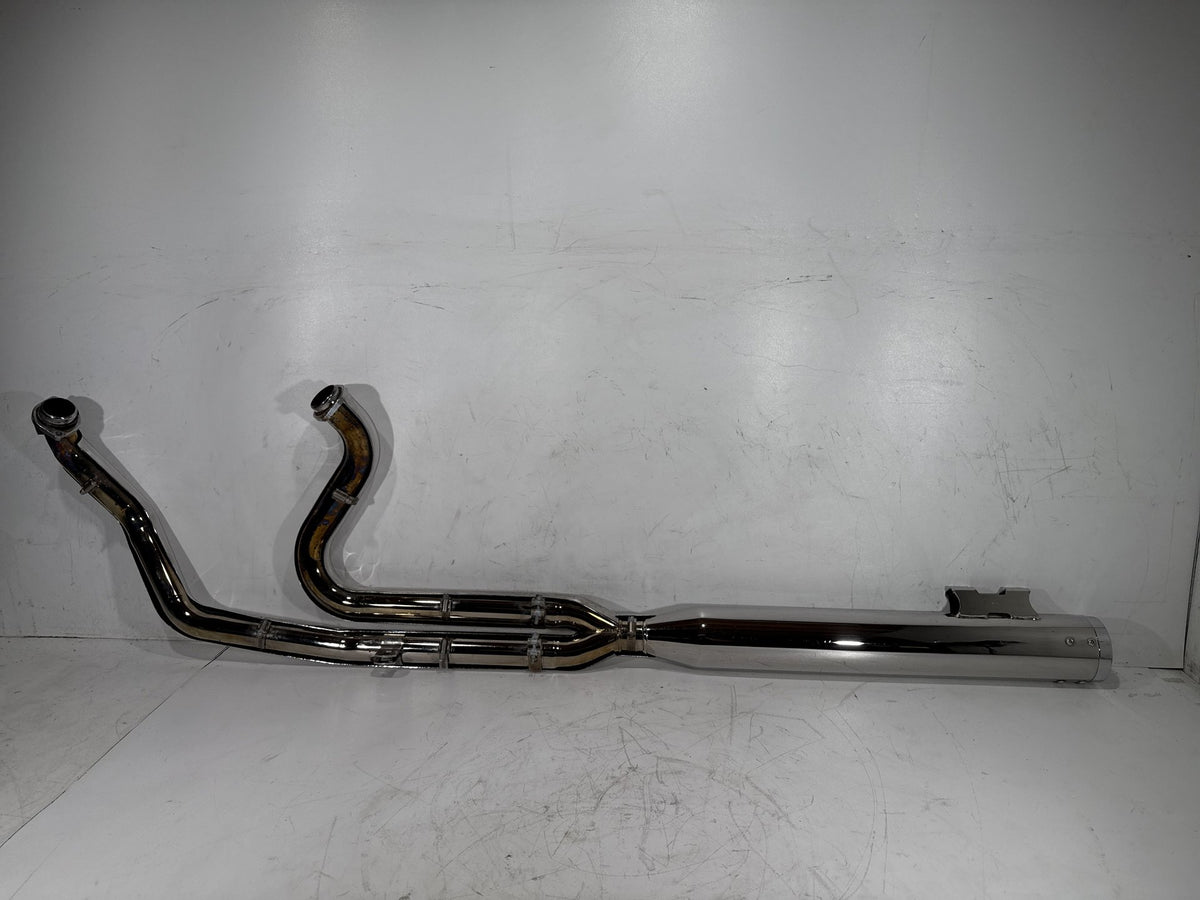 2006 Harley Street Glide Touring FLHX Exhaust Header Pipe Muffler COBRA