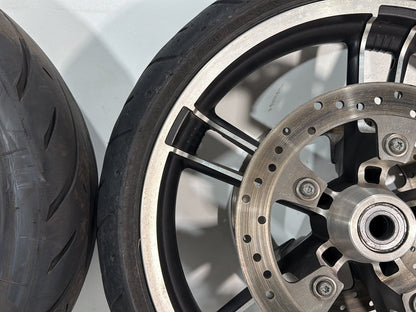 2014 Harley Street Glide Touring FLHXS OEM Front & Rear Wheel Rim Tire