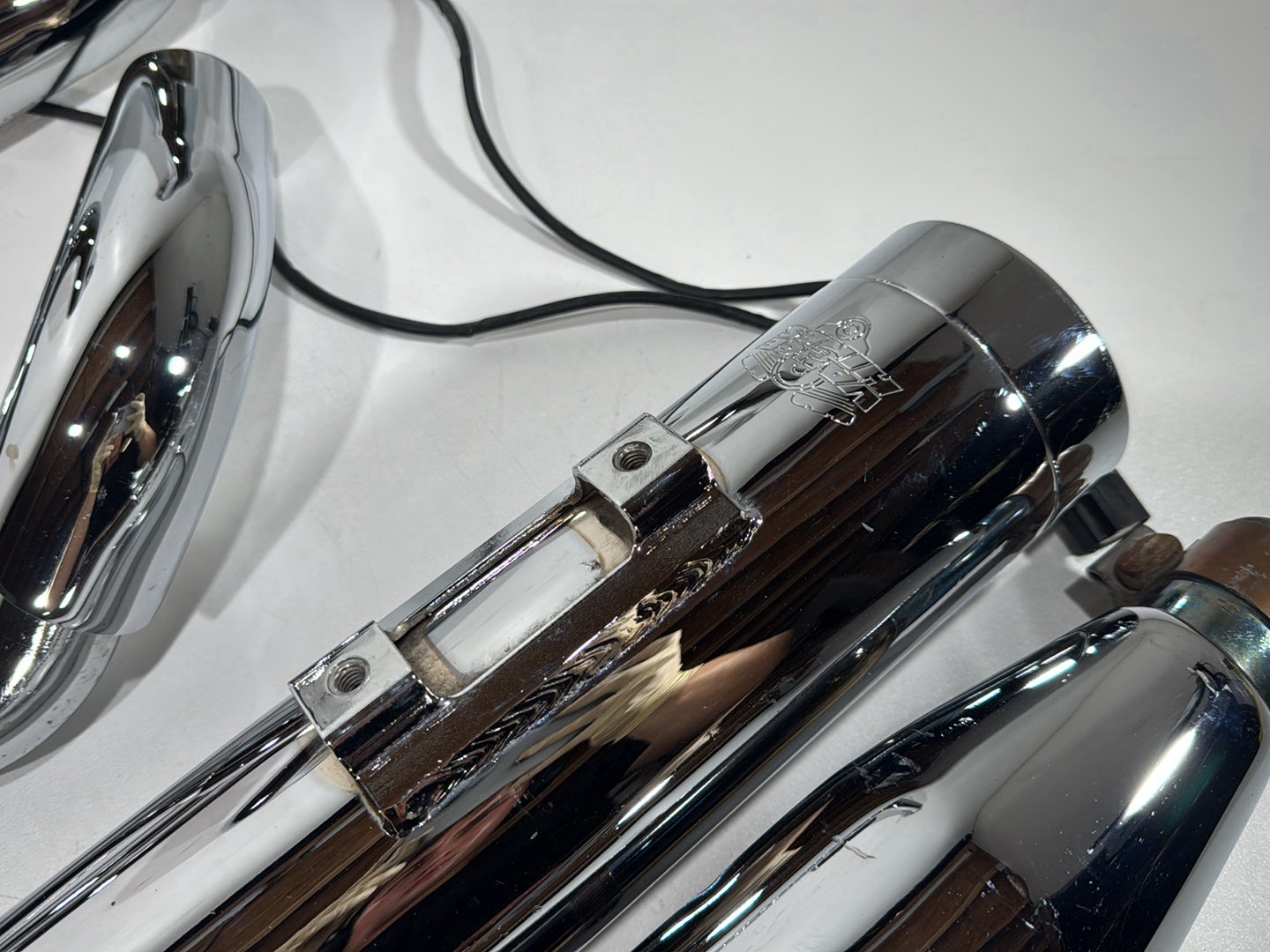 2014 Harley Electra Glide Touring CVO Screamin Eagle OEM Exhaust Header Pipes Muffler Vance & Hines