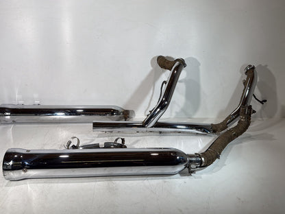 2008 Harley Touring Electra Glide Ultra OEM Exhaust Header Pipes Muffler COBRA