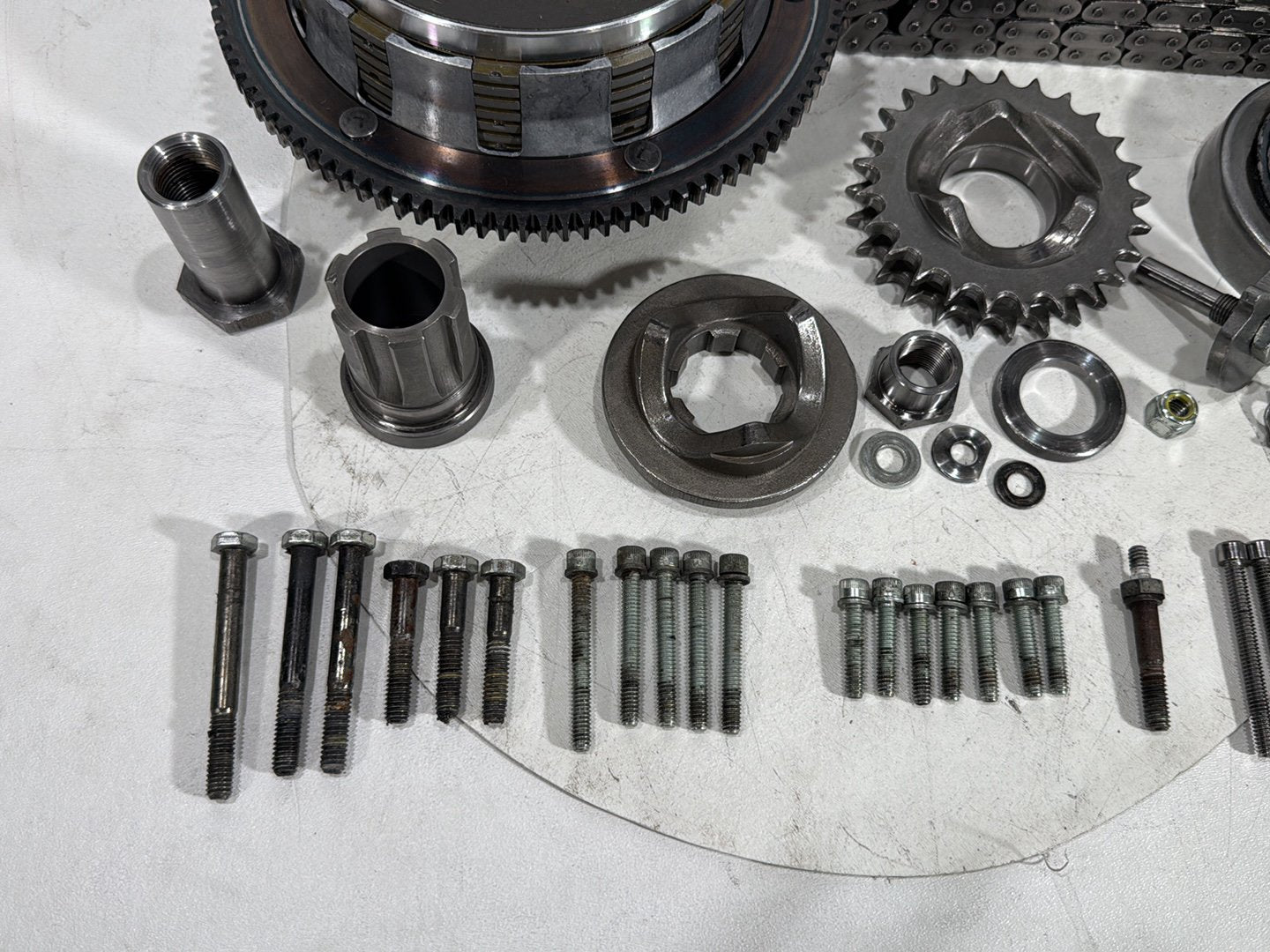 2000 Harley Dyna FXDWG Wide Glide OEM Clutch Basket Chain Tensioner Kit