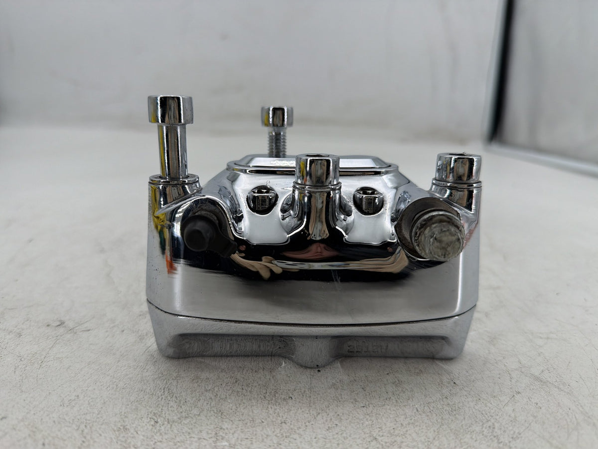2007 Harley Electra Glide Touring CVO Eagle Front Right 1 Brake Caliper Chrome